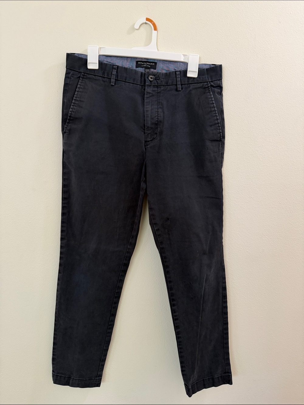 Banana Republic Black Men's Slim Chinos